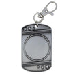 1" Insert Holder Dog Tag Zipper Pull Silver-D&G Trophies Inc.-D and G Trophies Inc.