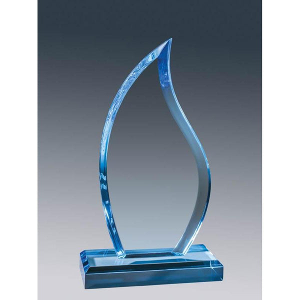 Acrylic Sapphire Flame, Top & Base-D&G Trophies Inc.-D and G Trophies Inc.