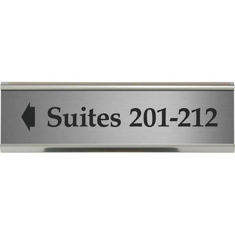 Deluxe Aluminum Wall Sign Holder Sign Hardware & Custom Signs-D&G Trophies Inc.-D and G Trophies Inc.