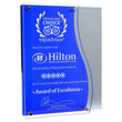 Newport, Blue Acrylic Award-D&G Trophies Inc.-D and G Trophies Inc.