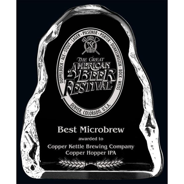 Oslo Optic Crystal Award-D&G Trophies Inc.-D and G Trophies Inc.