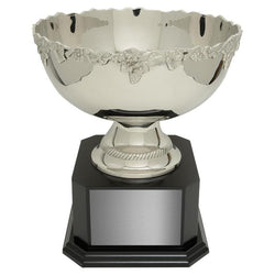 paisley bowl nickel plated brass-D&G Trophies Inc.-D and G Trophies Inc.