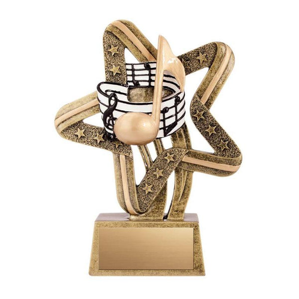 Resin Comet Music 6"-D&G Trophies Inc.-D and G Trophies Inc.