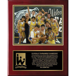 Rosewood Piano Finish Photo Plaque-D&G Trophies Inc.-D and G Trophies Inc.