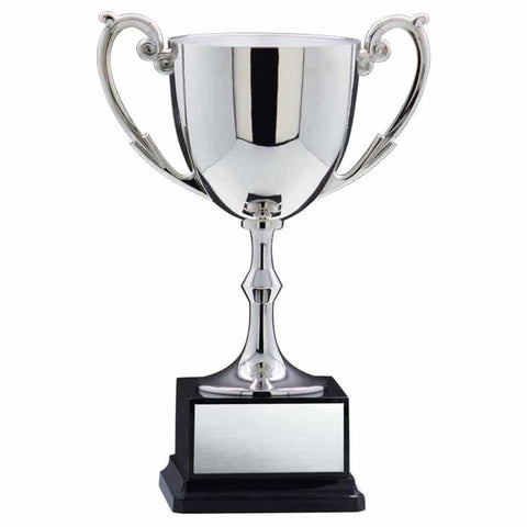 Nickel Plated Cup on Square Base