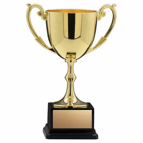 Nickel Plated Cup on Square Base