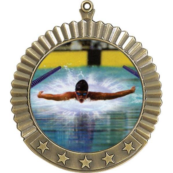 2” holder star medal-D&G Trophies Inc.-D and G Trophies Inc.