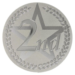 2nd place mylar insert-D&G Trophies Inc.-D and G Trophies Inc.
