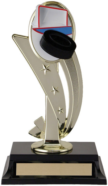 3d sport hockey figure achievement award-D&G Trophies Inc.-D and G Trophies Inc.