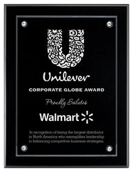 Black Regency Plaque-D&G Trophies Inc.-D and G Trophies Inc.