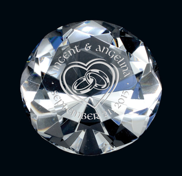 Diamond Paperweight-D&G Trophies Inc.-D and G Trophies Inc.