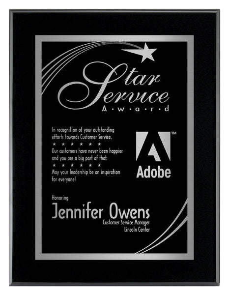 Piano Finish with a Plate-D&G Trophies Inc.-D and G Trophies Inc.