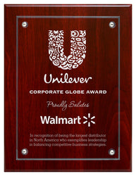 Rosewood Regency Plaque-D&G Trophies Inc.-D and G Trophies Inc.