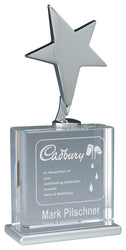 Vega Crystal Metal Star Giftware-D&G Trophies Inc.-D and G Trophies Inc.