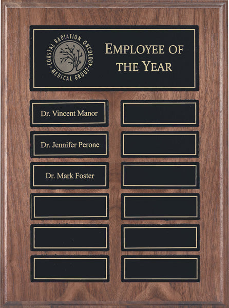Veneer Annual Plaque-D&G Trophies Inc.-D and G Trophies Inc.