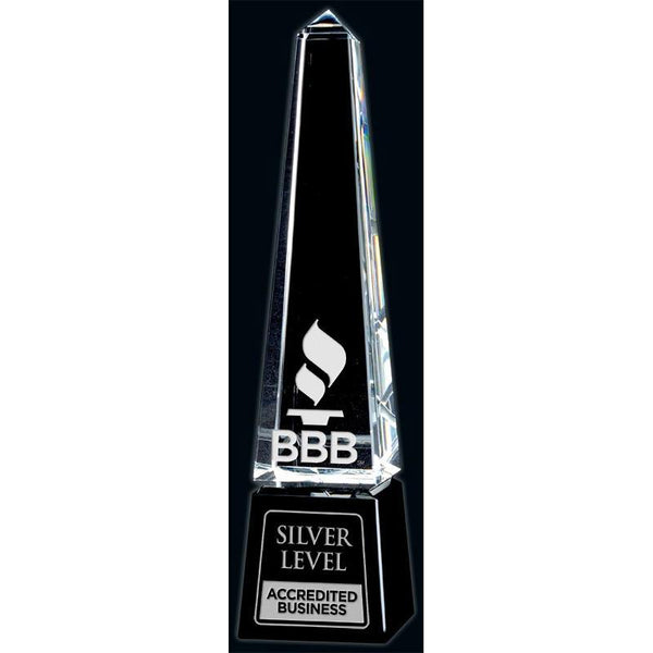 Accolade Optic Crystal Award-D&G Trophies Inc.-D and G Trophies Inc.