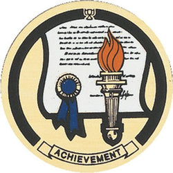 achievement mylar insert-D&G Trophies Inc.-D and G Trophies Inc.