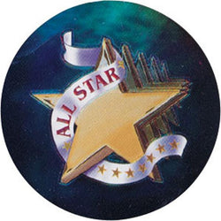 all star mylar insert-D&G Trophies Inc.-D and G Trophies Inc.