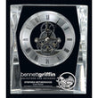 allegro clock optic crystal-D&G Trophies Inc.-D and G Trophies Inc.