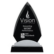 Anchorage Black Glass & Crystal Base Award-D&G Trophies Inc.-D and G Trophies Inc.