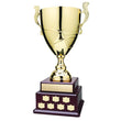 Annual Cup, Gold on Rosewood Piano Finish Base 23"-D&G Trophies Inc.-D and G Trophies Inc.