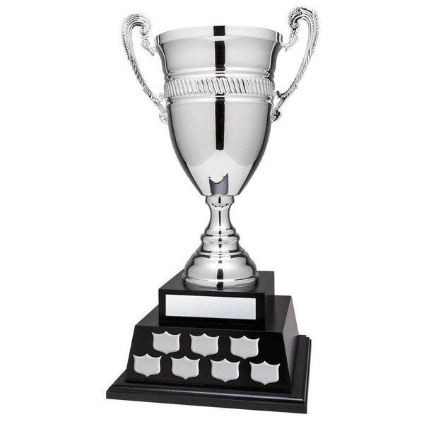 Annual Cup, Silver on Black Base 22"-D&G Trophies Inc.-D and G Trophies Inc.