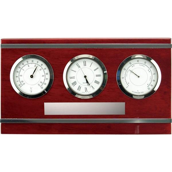 ashford rosewood weather station giftware-D&G Trophies Inc.-D and G Trophies Inc.