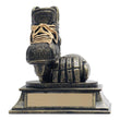 aztec gold skate & glove hockey resin trophy-D&G Trophies Inc.-D and G Trophies Inc.