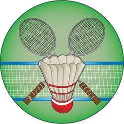 badminton mylar insert-D&G Trophies Inc.-D and G Trophies Inc.