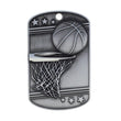 Basketball Dog Tag with Ball Chain-D&G Trophies Inc.-D and G Trophies Inc.