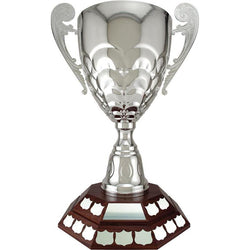 Bianchi Cup Genuine Walnut Base Hardwood Annual Award-D&G Trophies Inc.-D and G Trophies Inc.