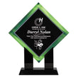 Black Acrylic Diamond w Accent, Top & Base 10"-D&G Trophies Inc.-D and G Trophies Inc.