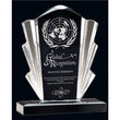 Black & Clear Flair Acrylic Award-D&G Trophies Inc.-D and G Trophies Inc.