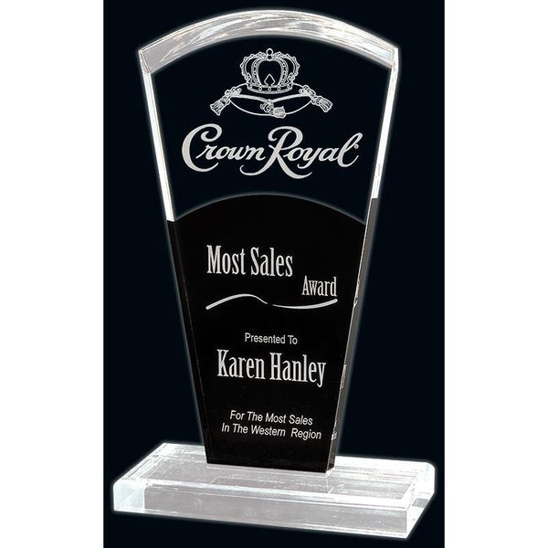 Black & Clear Galant Acrylic Award-D&G Trophies Inc.-D and G Trophies Inc.