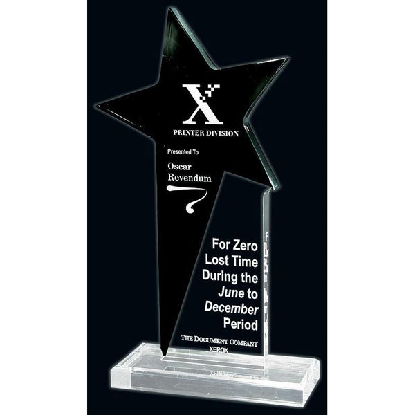 Black & Clear Windstar Acrylic Award-D&G Trophies Inc.-D and G Trophies Inc.