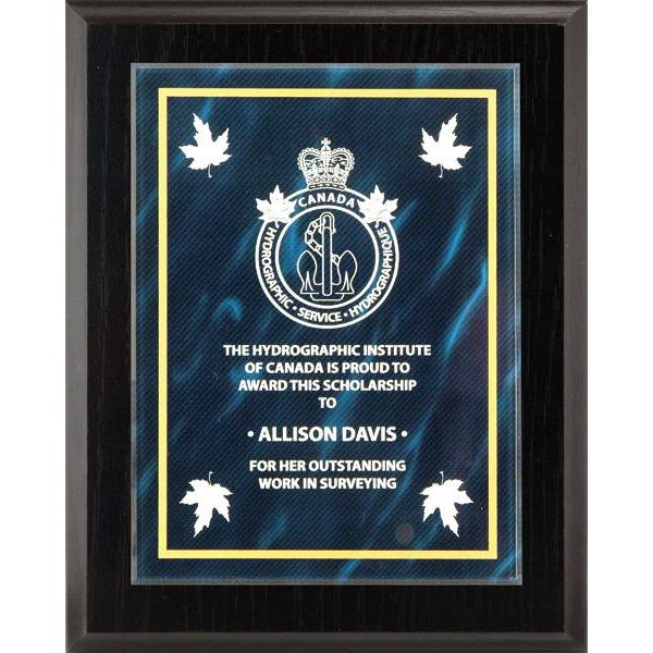 Blue Austin Acrylic Plate-D&G Trophies Inc.-D and G Trophies Inc.