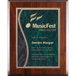 Blue Wave Marble Mist High Gloss Plaque-D&G Trophies Inc.-D and G Trophies Inc.
