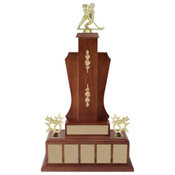 Castlefield Walnut Finish Hardwood Annual Award-D&G Trophies Inc.-D and G Trophies Inc.