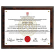 Certificate Holder (recessed)-D&G Trophies Inc.-D and G Trophies Inc.