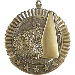 cheerleading star medal-D&G Trophies Inc.-D and G Trophies Inc.