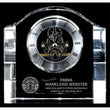 chello clock optic crystal-D&G Trophies Inc.-D and G Trophies Inc.