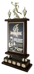 citadel cherrywood annual trophy laminate annual award trophy-D&G Trophies Inc.-D and G Trophies Inc.
