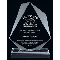Clear Aberdeen Acrylic Award-D&G Trophies Inc.-D and G Trophies Inc.