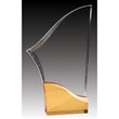 Clear Acrylic Sabre, Base-D&G Trophies Inc.-D and G Trophies Inc.