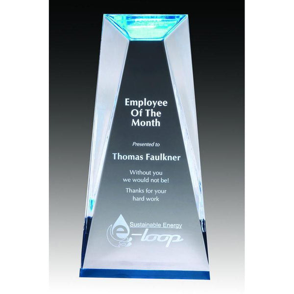 Clear Acrylic Tapered Bottom-D&G Trophies Inc.-D and G Trophies Inc.
