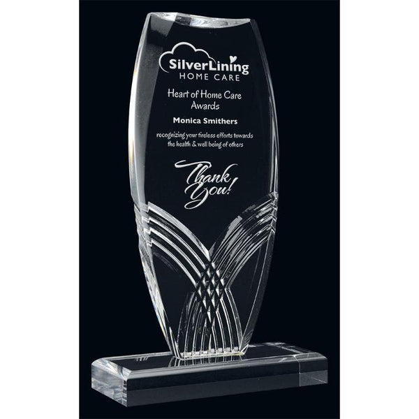 Clear Regal Acrylic Award-D&G Trophies Inc.-D and G Trophies Inc.