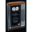 Clear & Solid Walnut Mackinac Acrylic Award-D&G Trophies Inc.-D and G Trophies Inc.