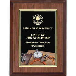 Coach Laminate plaque-D&G Trophies Inc.-D and G Trophies Inc.