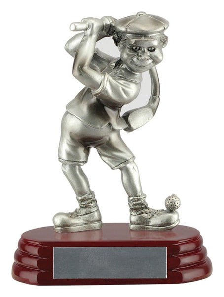 comic player m golf resin trophy-D&G Trophies Inc.-D and G Trophies Inc.