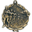 cross country, f sculptured medal-D&G Trophies Inc.-D and G Trophies Inc.